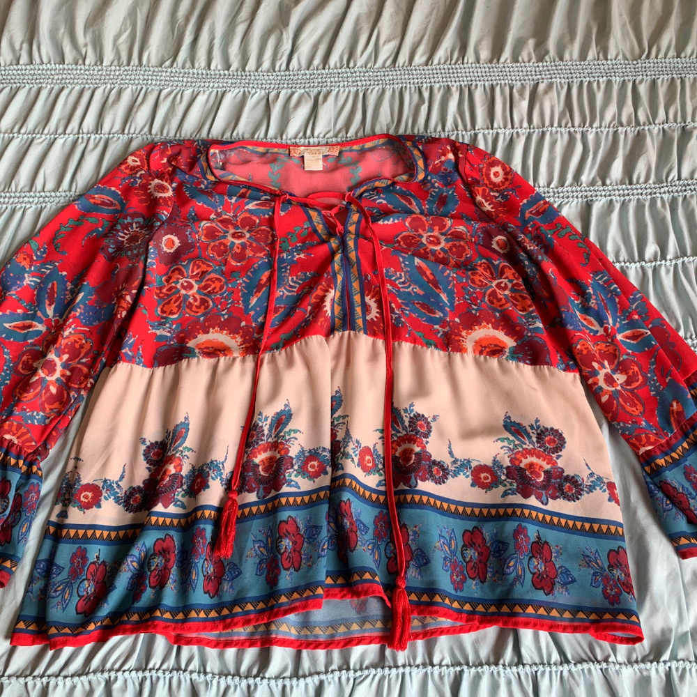 Flying Tomato Flowy Boho Top